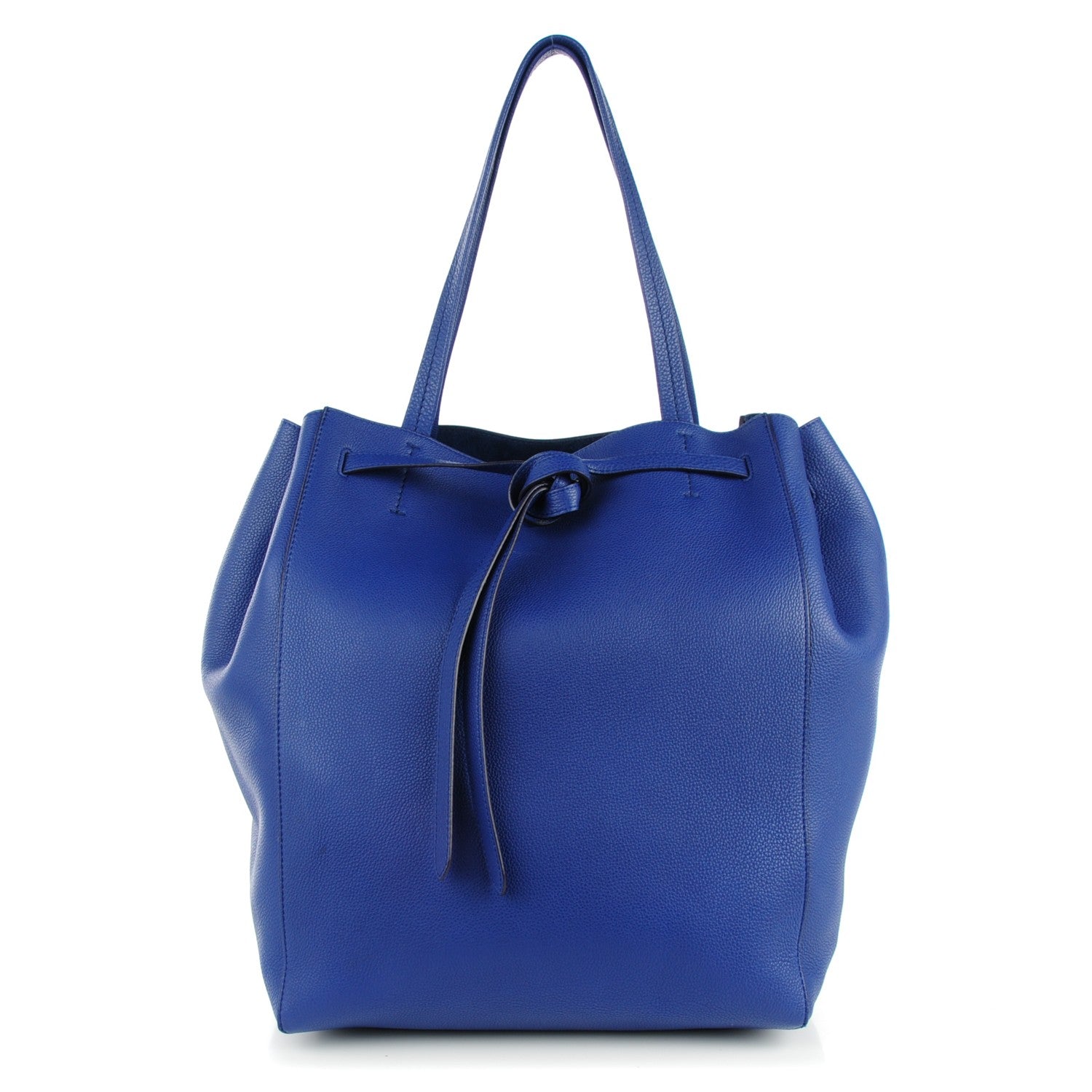 Celine Soft Grained Calfskin Medium Belt Cabas Phantom Indigo 1 of 7