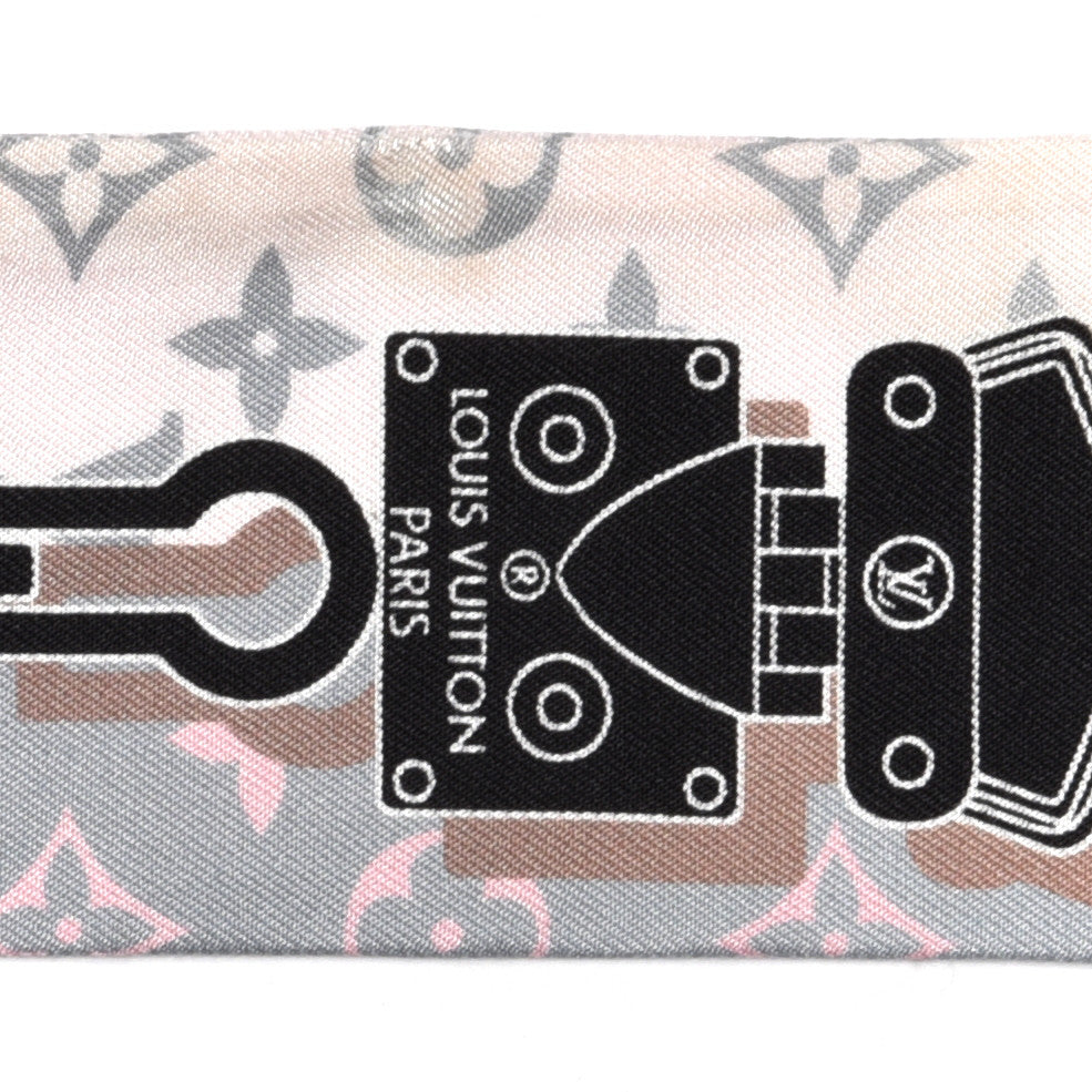 Silk Monogram Rising Confidential BB Bandeau Black Rose