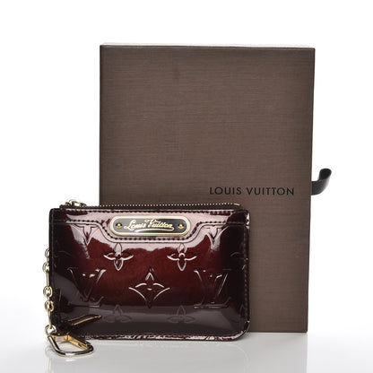 Louis Vuitton Vernis Key Pouch Amarante 9 of 9