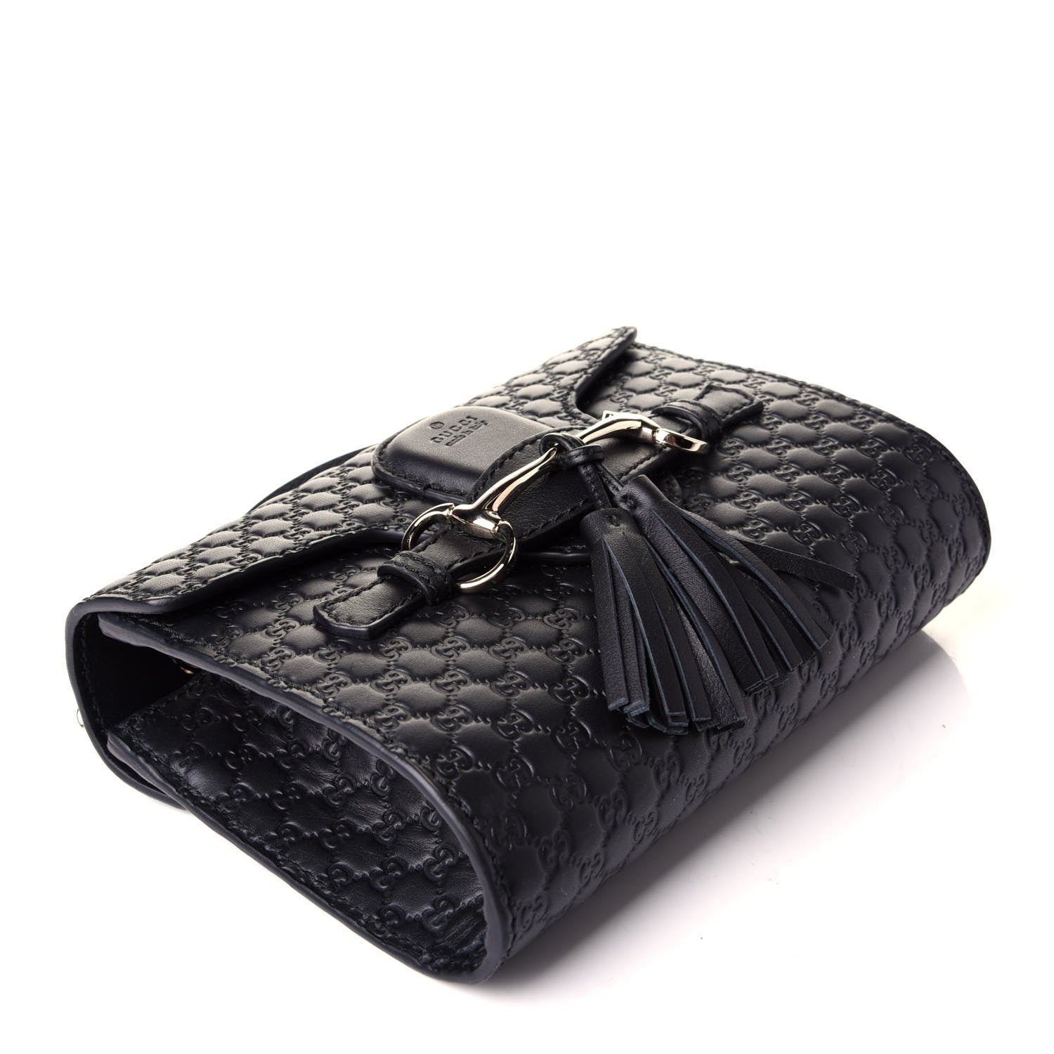 Gucci Microguccissima Mini Emily Shoulder Bag Black 4 of 9