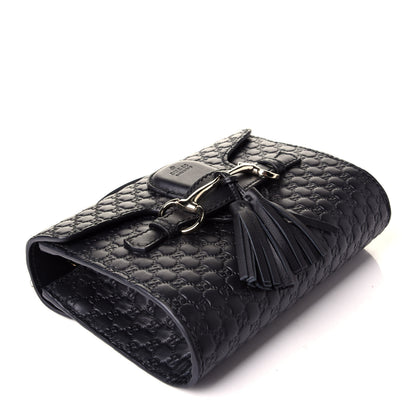 Gucci Microguccissima Mini Emily Shoulder Bag Black 4 of 9