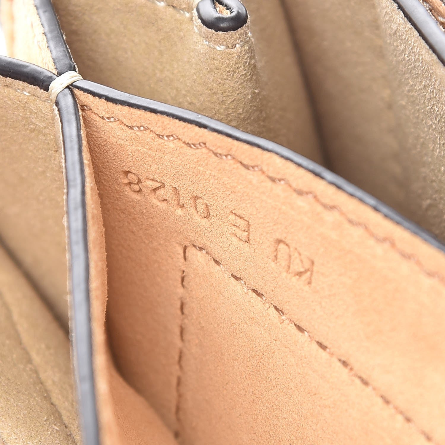 Givenchy Goatskin Suede Mini GV3 Shoulder Bag Nude 7 of 7