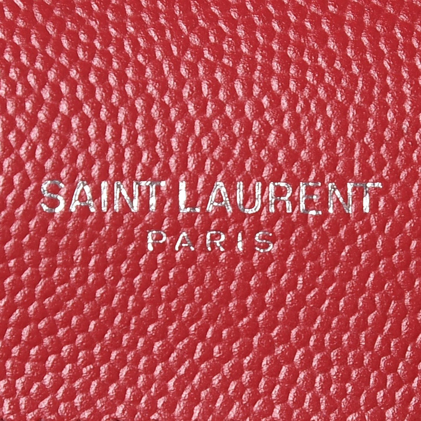 Grain De Poudre Medium Monogram Kate Satchel Red