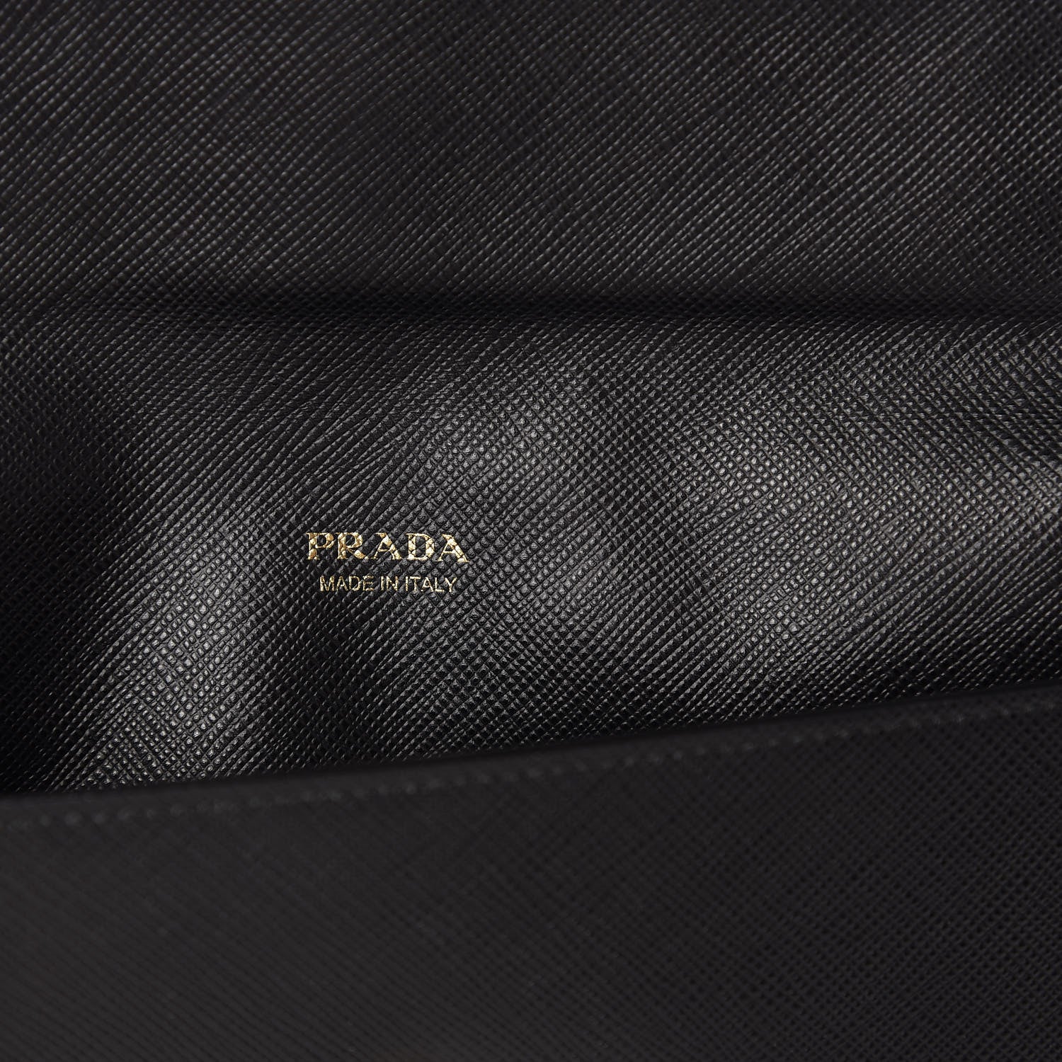 Prada Saffiano Bi-Color Envelope Wallet Black Fuoco 10 of 16