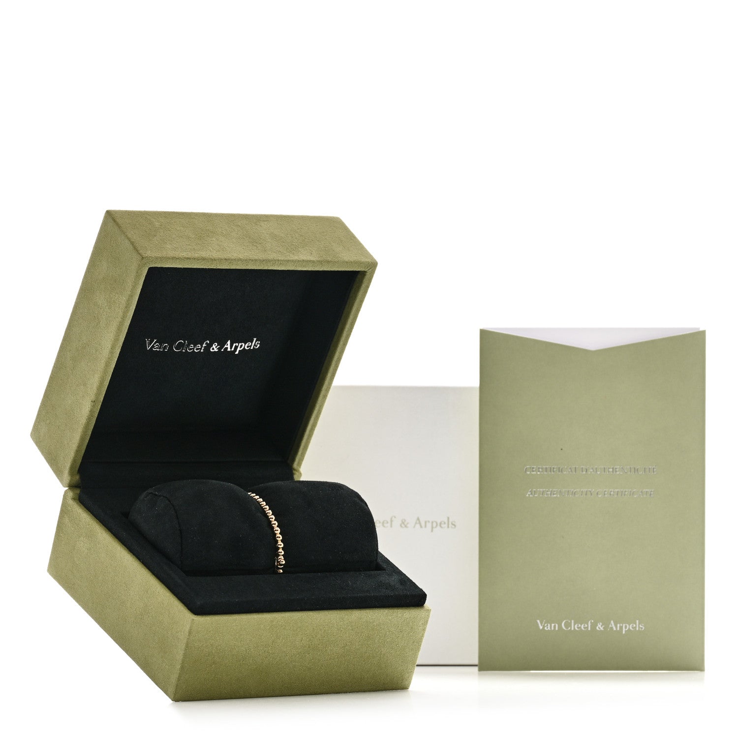 Van Cleef & Arpels 18K Yellow Gold Perlee Pearls of Gold Bracelet XS 4 of 4