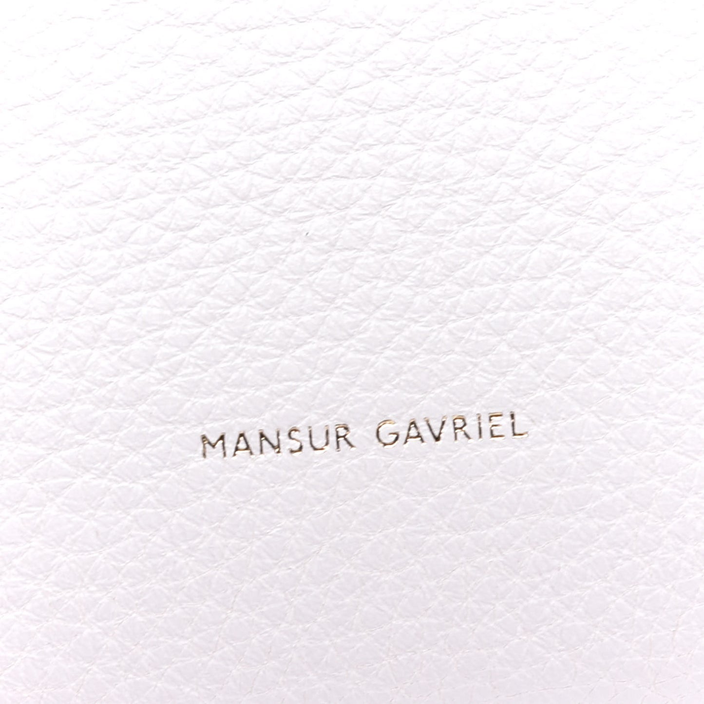 Tumbled Calfskin Large Sun Bag White