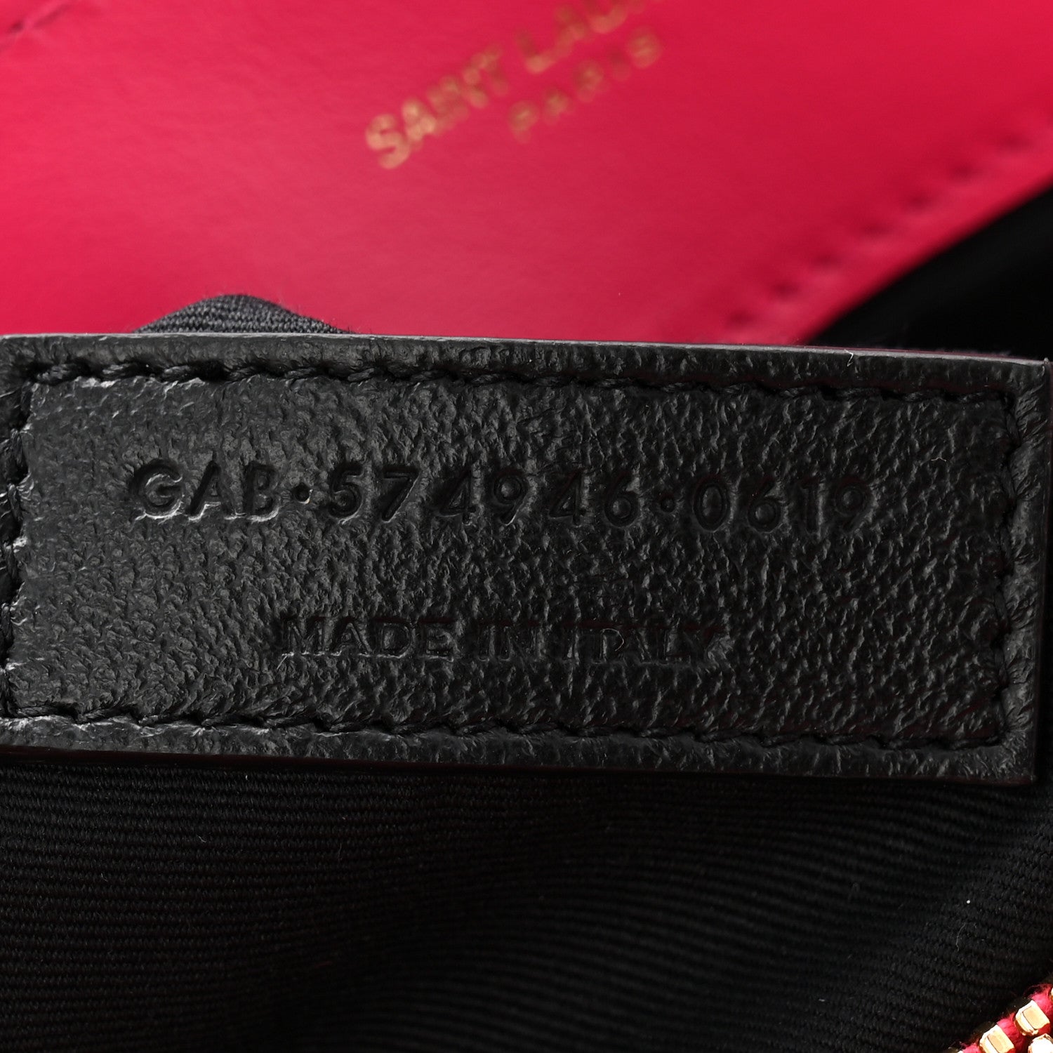 Saint Laurent Calfskin Y Quilted Monogram Medium Loulou Chain Satchel Freesia 7 of 10