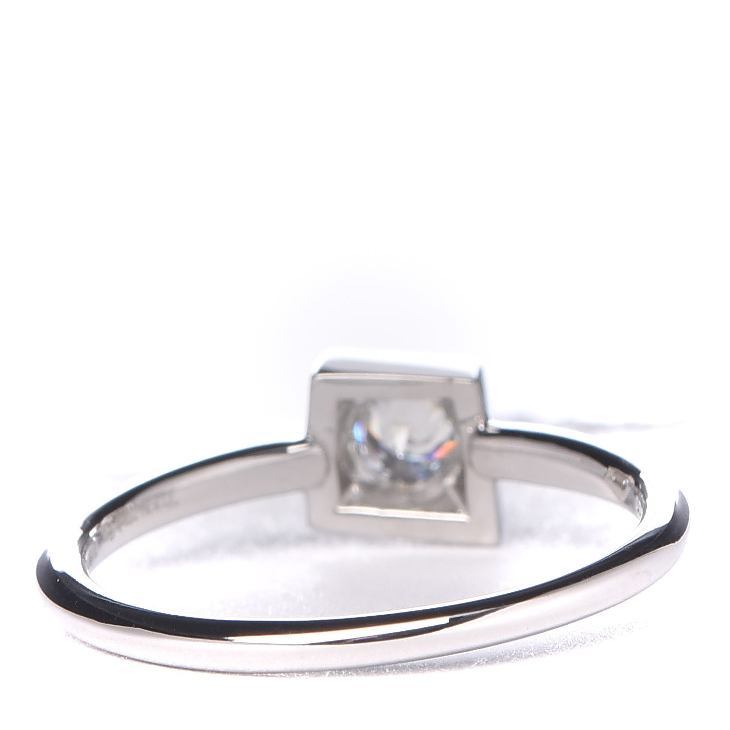 Tiffany 18K White Gold Diamond .17ct Frank Gehry Torque Ring 49 5 4 of 6