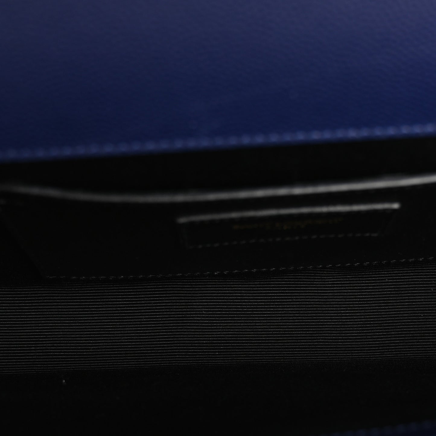 Grain De Poudre Classic Monogram Cassandre Clutch Deep Marine
