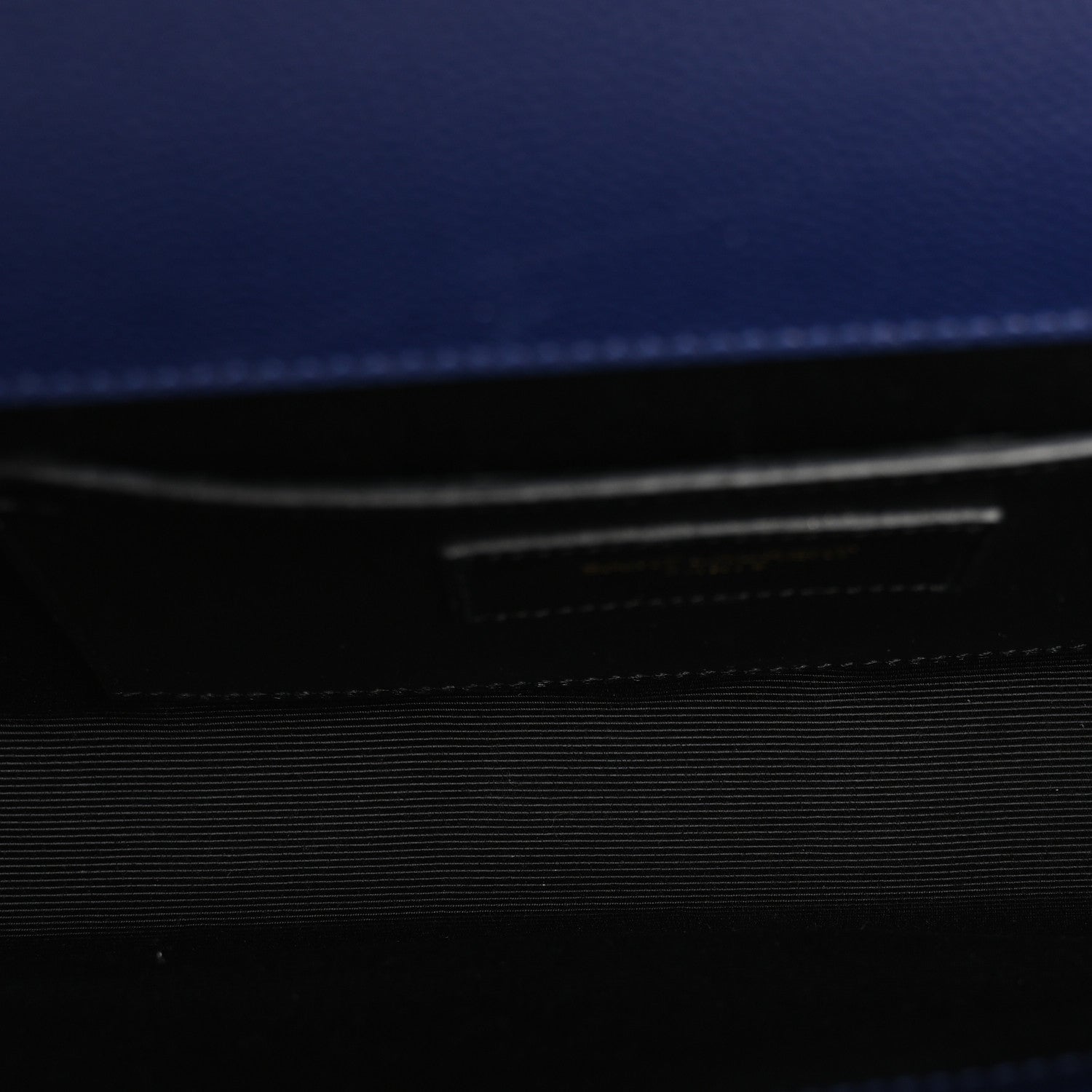 Saint Laurent Grain De Poudre Classic Monogram Cassandre Clutch Deep Marine 5 of 11