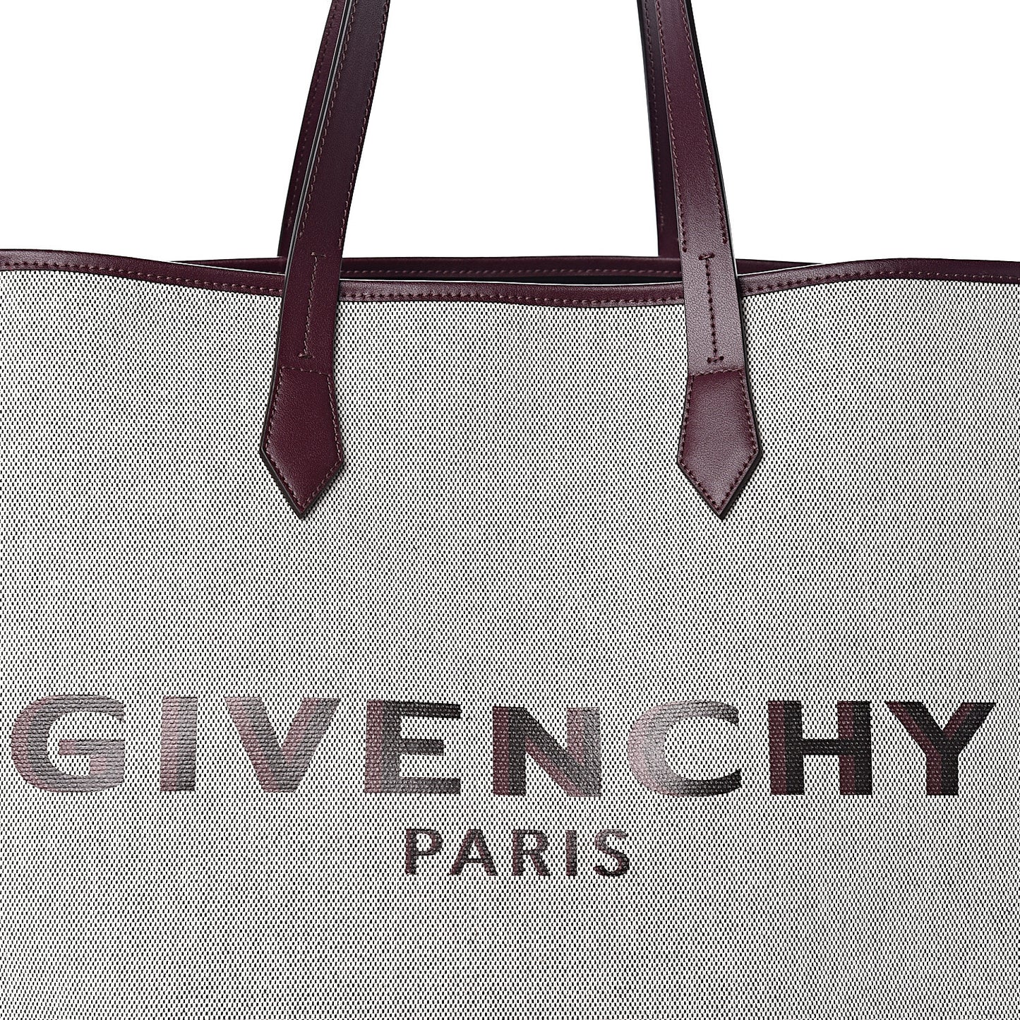 Canvas Large Bond Shopper Tote Aubergine