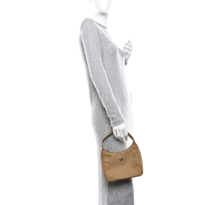 Prada Tessuto Nylon Sport Mini Shoulder Bag Cammello 2 of 10