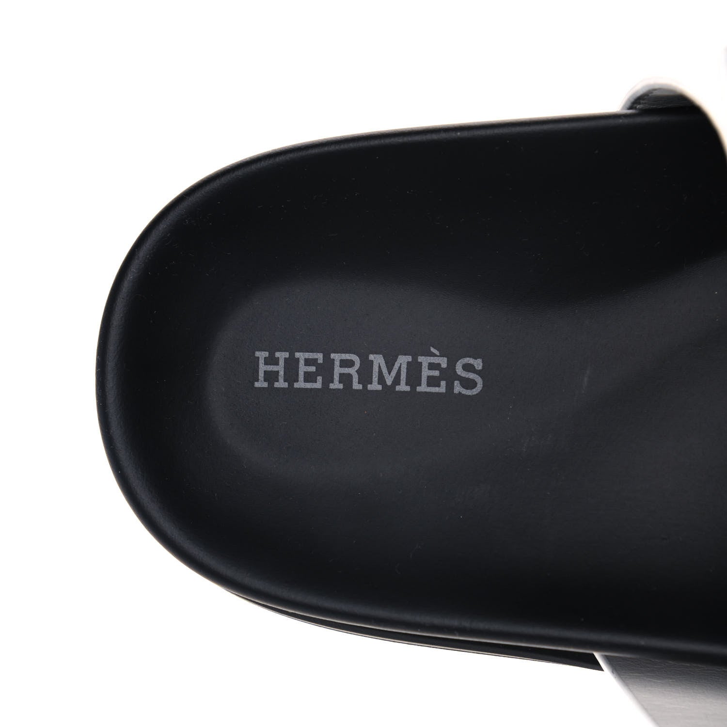 Hermes Calfskin Womens Chypre Sandals 39.5 White 6 of 10