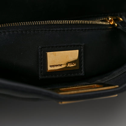 Fendi Nappa Mini Peekaboo Iconic Satchel Black 6 of 8