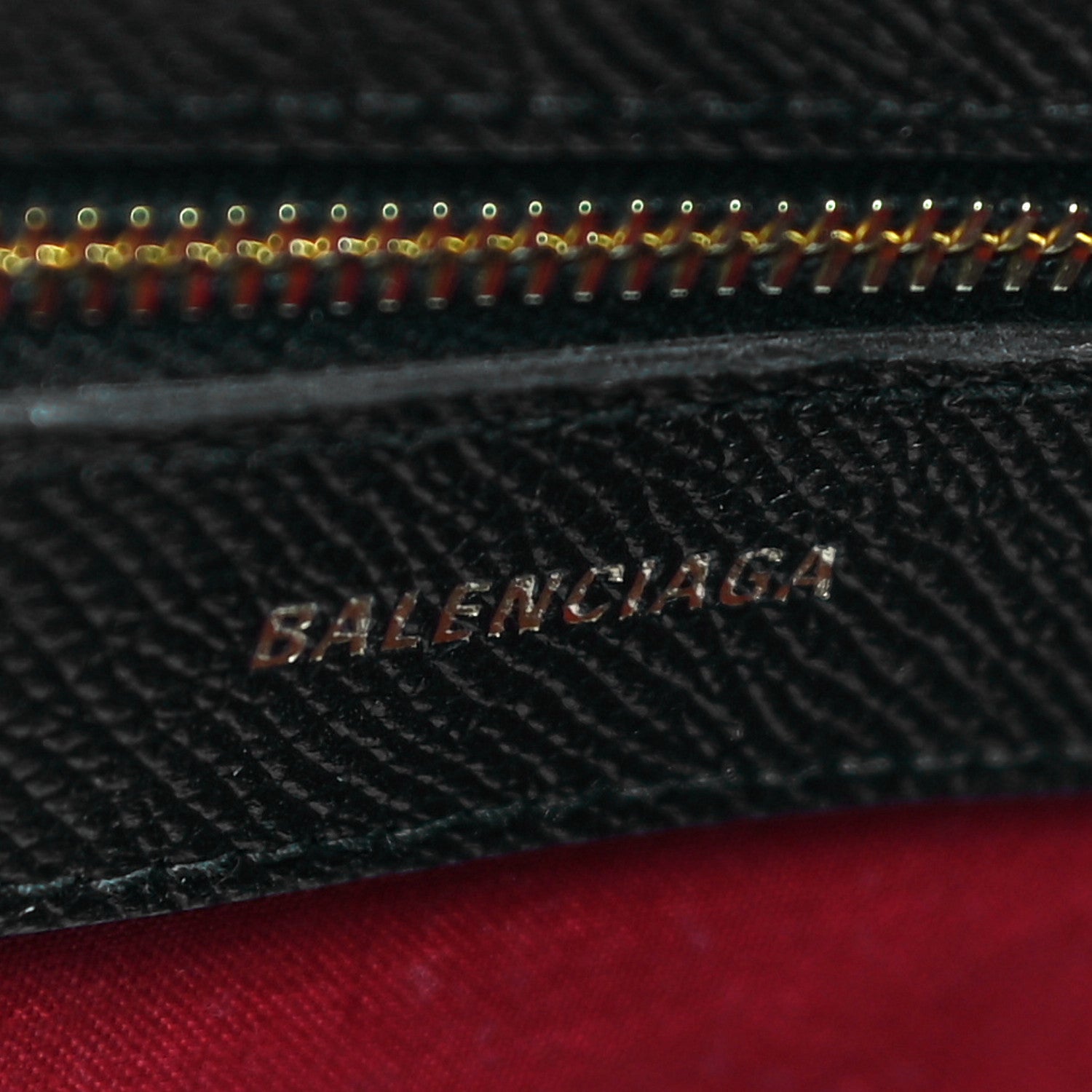 Balenciaga Signature Grained Calfskin Logo M Ville Top Handle Bag Black 6 of 22