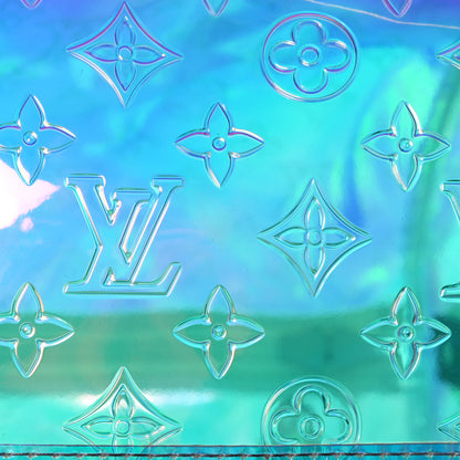 Louis Vuitton PVC Monogram Keepall Bandouliere 50 Iridescent Prism 7 of 16