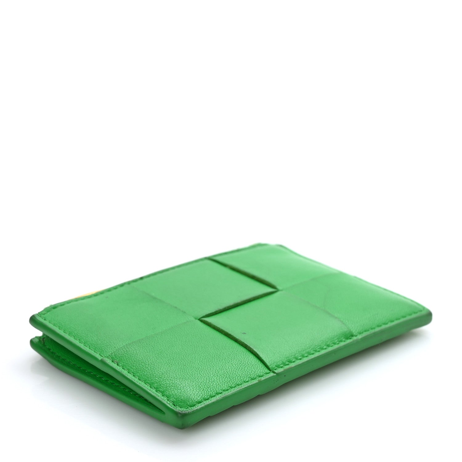 Bottega Veneta Nappa Maxi Intrecciato Zip Card Holder Parakeet 4 of 9