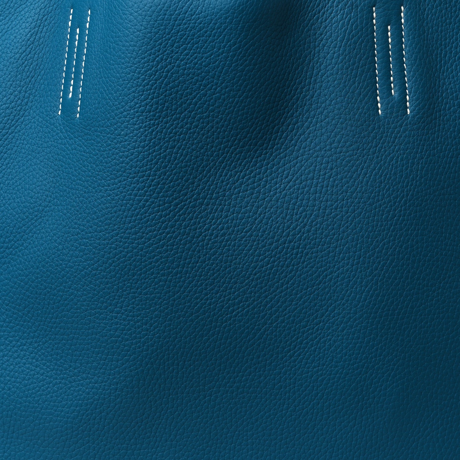 Hermes Taurillon Clemence Double Sens 45 Reversible Tote Bleu Izmir Bleu Saphir 9 of 15