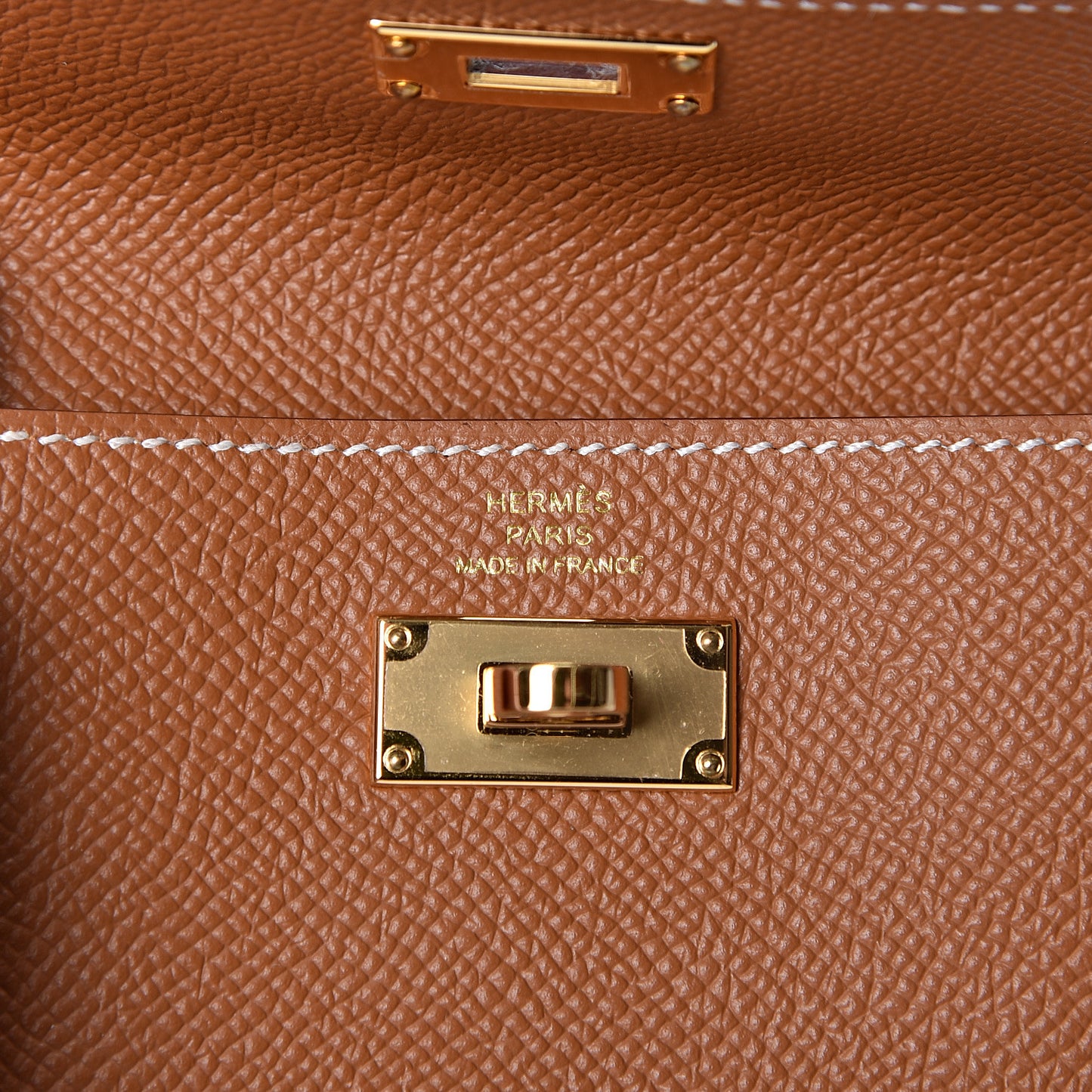 Epsom Kelly Pocket Compact Wallet Gold