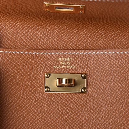 Hermes Epsom Kelly Pocket Compact Wallet Gold 5 of 8