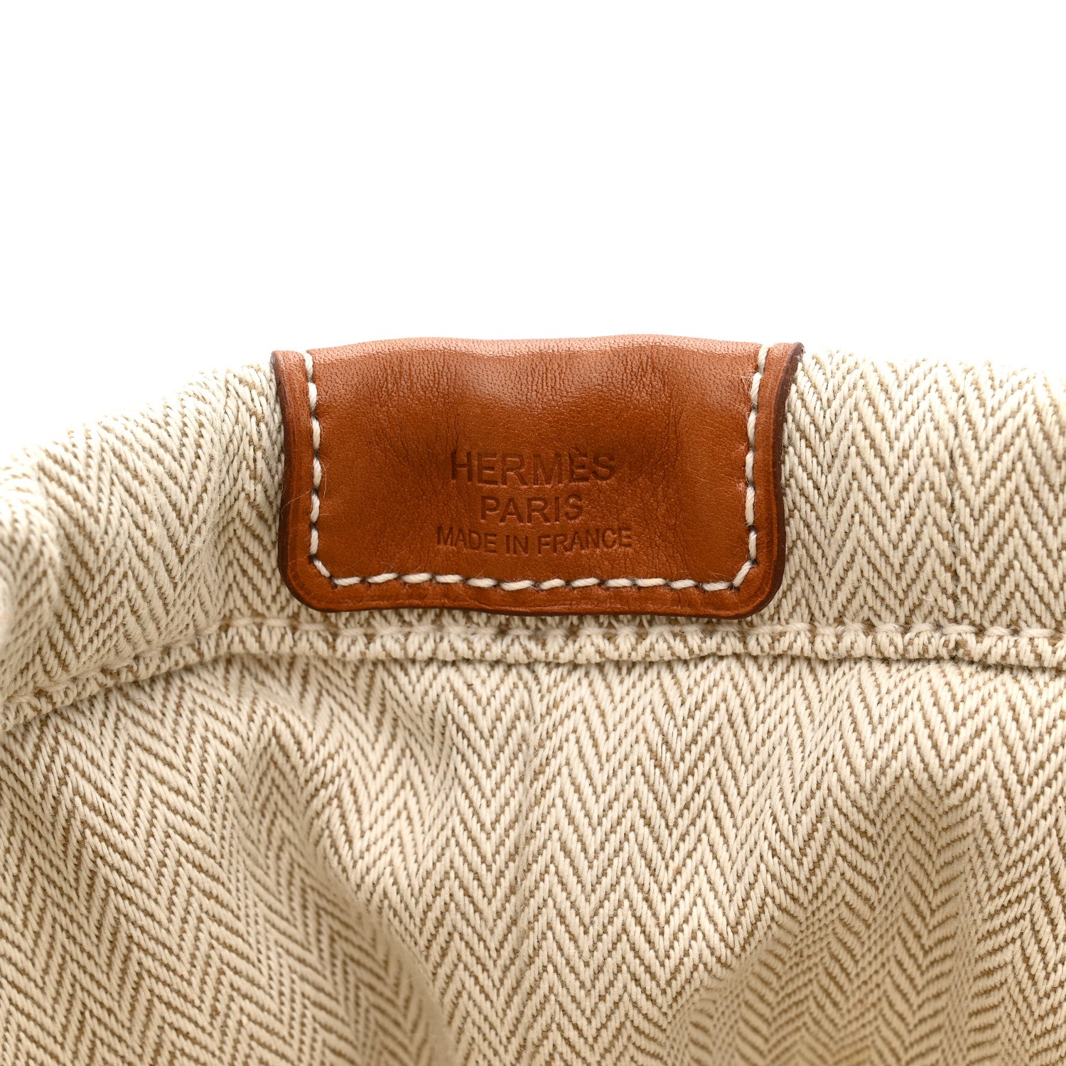 Hermes Canvas Barenia Fourbi 20 PM Pouch Naturel Fauve 6 of 9