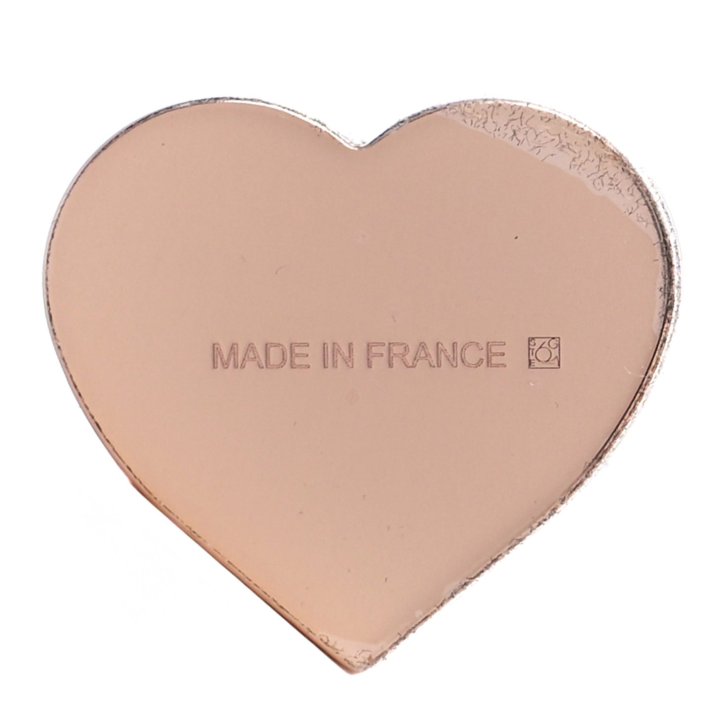 Rose Gold Plated Brass Mini Coeur Twilly Scarf Ring