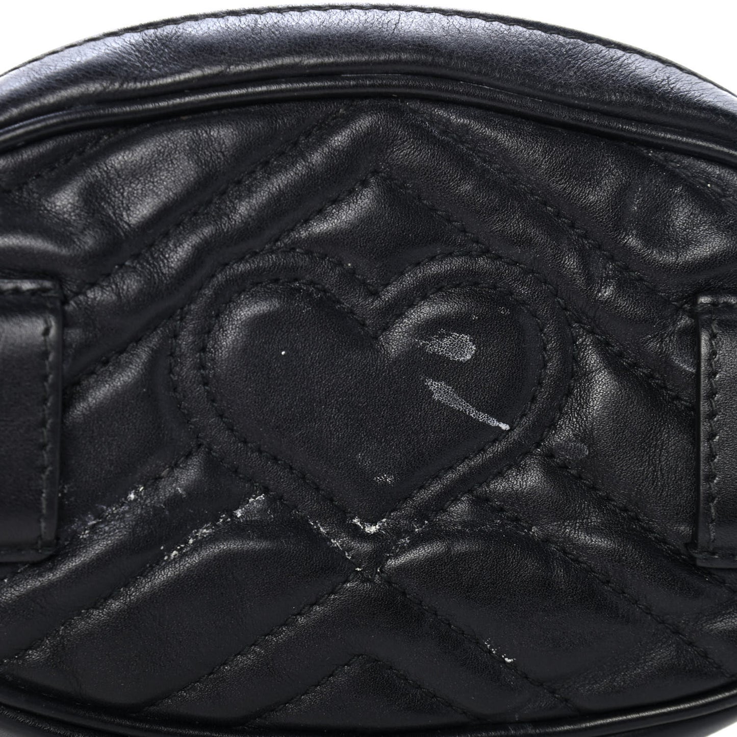 Calfskin Matelasse GG Marmont Belt Bag 85 34 Black