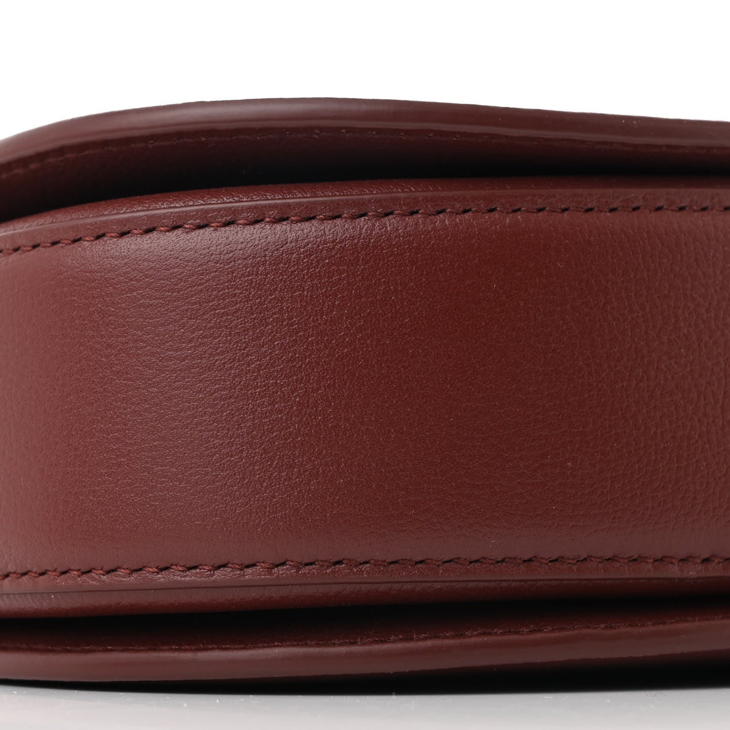Grained Calfskin Small Ghiera Bag Azuki Beans
