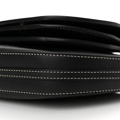 Burberry Canvas Horseferry Print Double Olympia Shoulder Bag Black 10 of 12