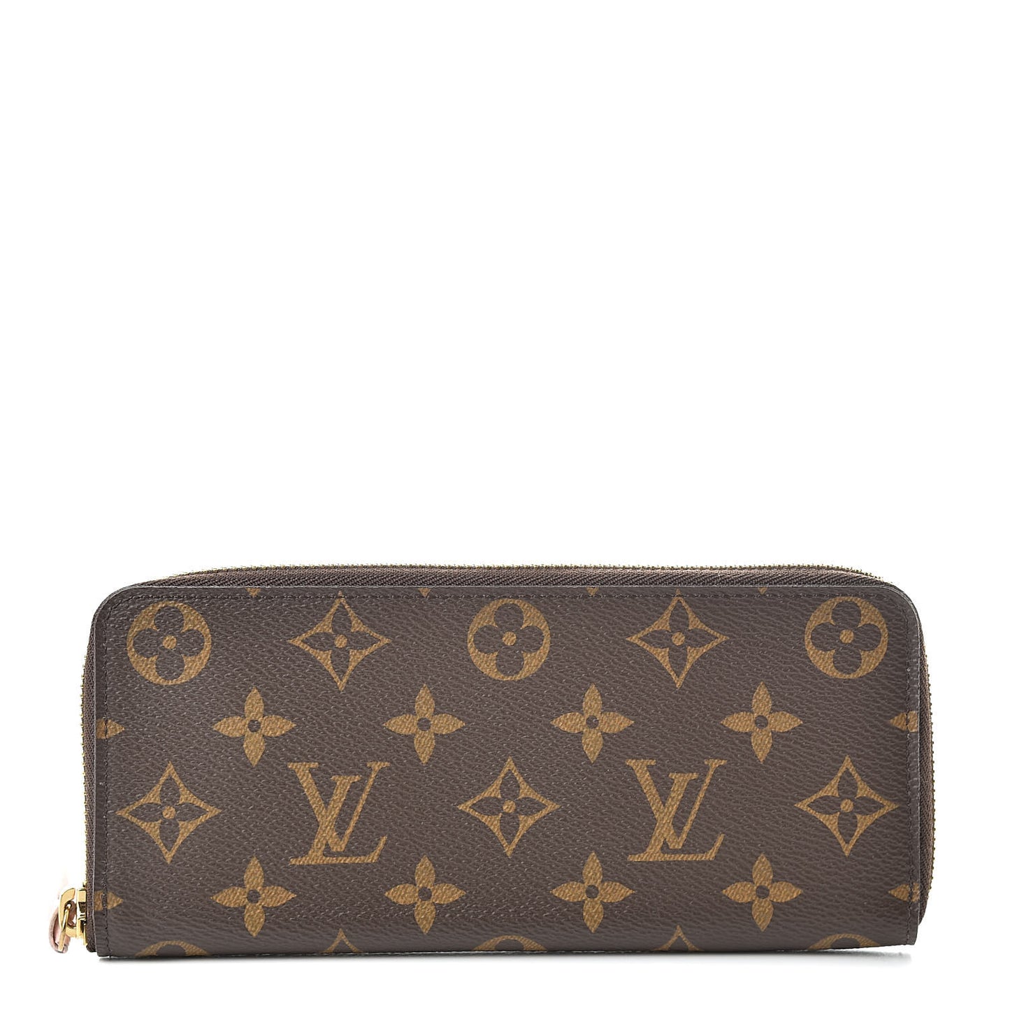 Monogram Clemence Wallet Rose Ballerine
