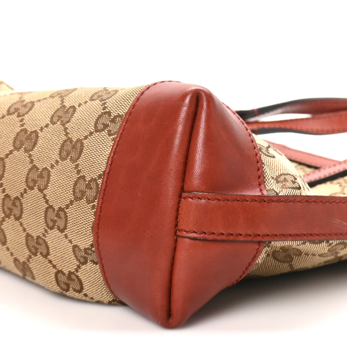 Gucci Monogram Small Craft Tote Red 11 of 11