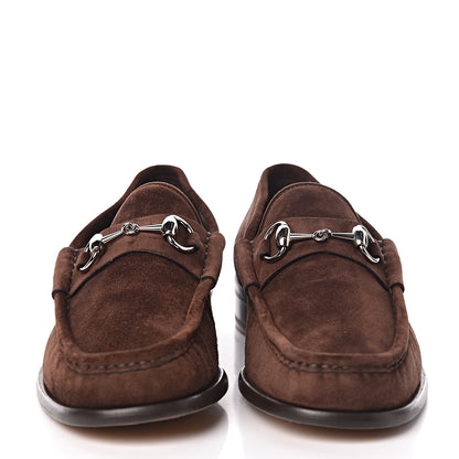 Gucci Suede Mens 1953 Horsebit Loafers 8.5 Brown 2 of 12