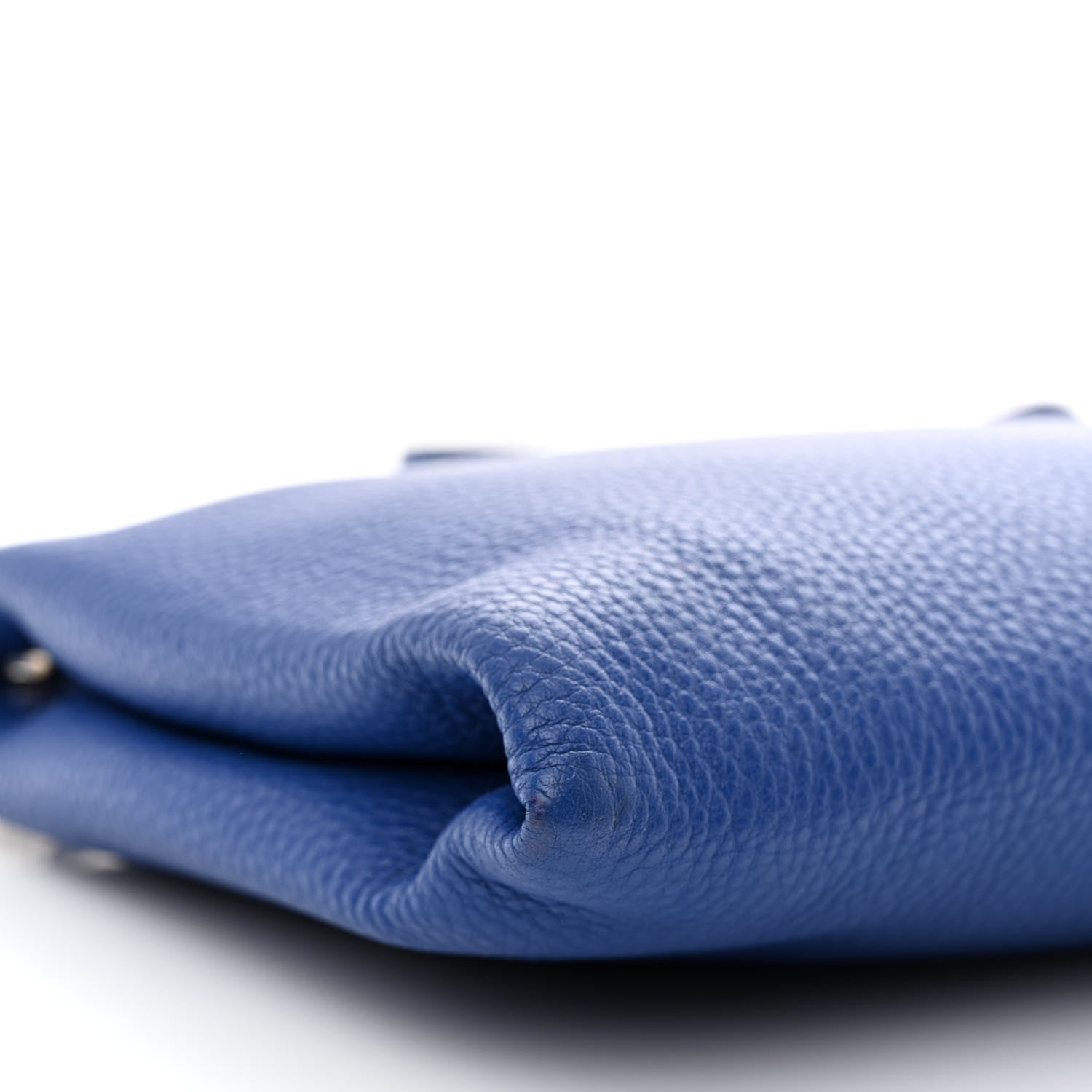 Prada Vitello Daino Zippered Shoulder Bag Royal 11 of 12
