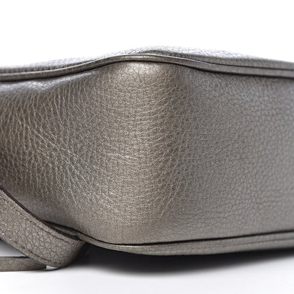 Gucci Metallic Pebbled Calfskin Small Soho Disco Bag Sasso 6 of 10