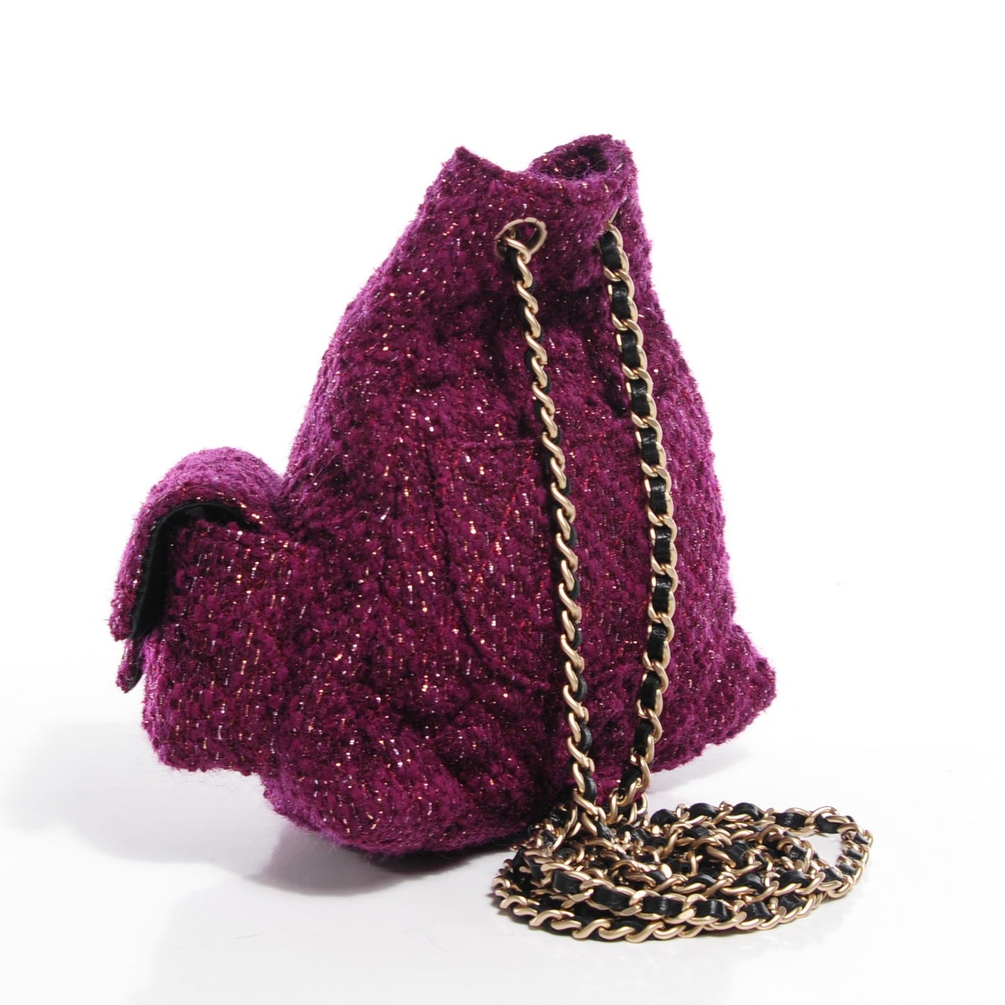Tweed Mini Backpack is Back Plum