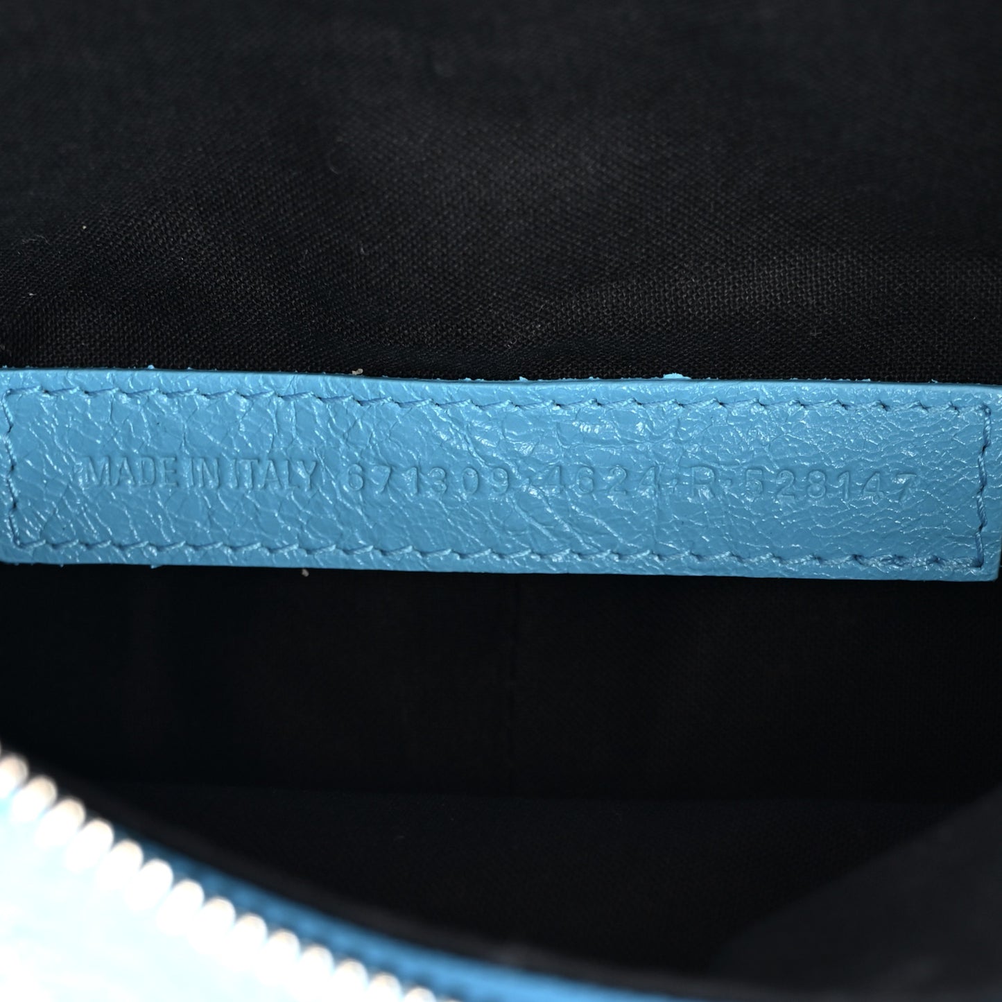 Agneau Arena Le Cagole Shoulder Bag XS Cyan