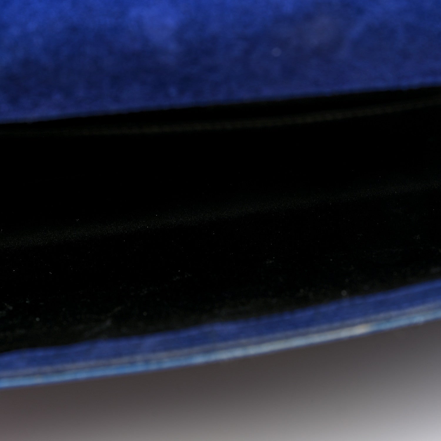 Saint Laurent Patent Calfskin Monogram Large Belle De Jour Clutch Royal Blue 5 of 5