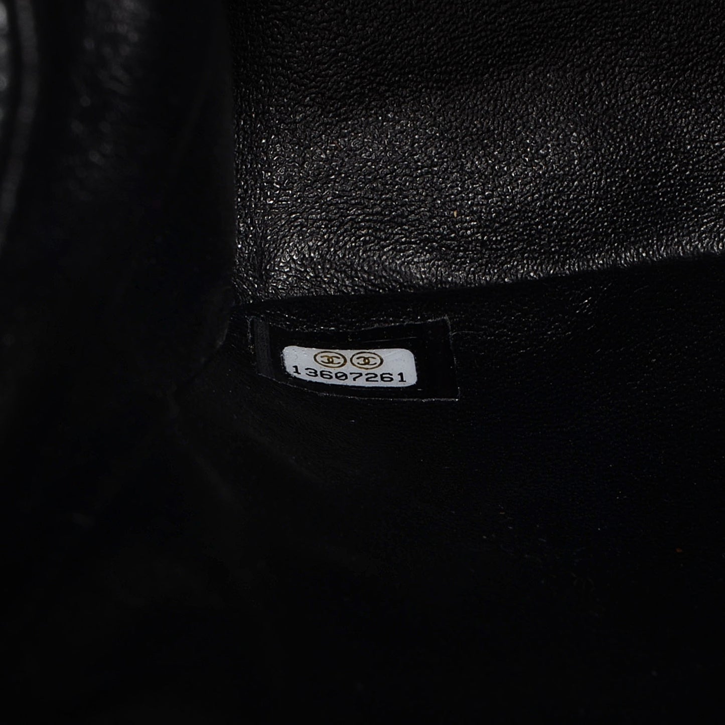 Caviar Jumbo Single Flap Black