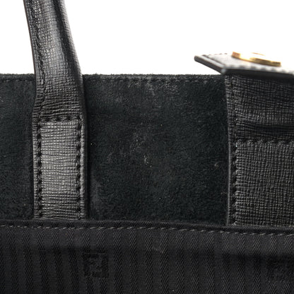 Fendi Vitello Elite Regular 2Jours Tote Black 16 of 18