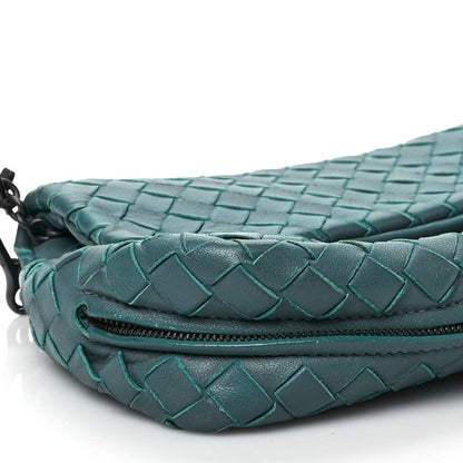 Bottega Veneta Nappa Intrecciato Mini Messenger Bag Blue 7 of 9