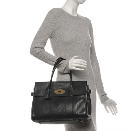 Mulberry Natural Leather Bayswater Black 2 of 8