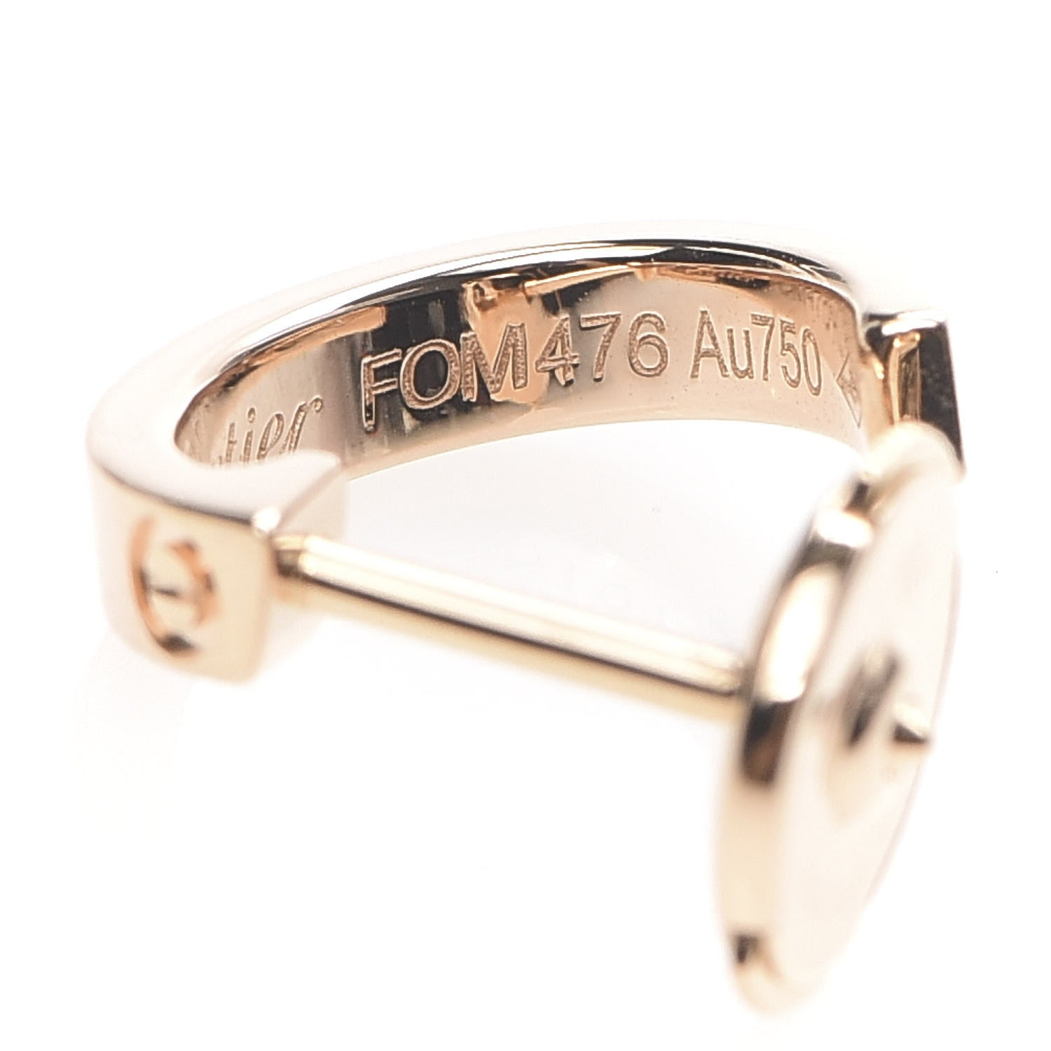 Cartier 18K Pink Gold Small LOVE Hoop Earrings 5 of 7