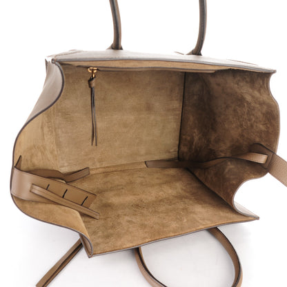 Celine Supple Calfskin Medium Phantom Luggage Khaki 5 of 8