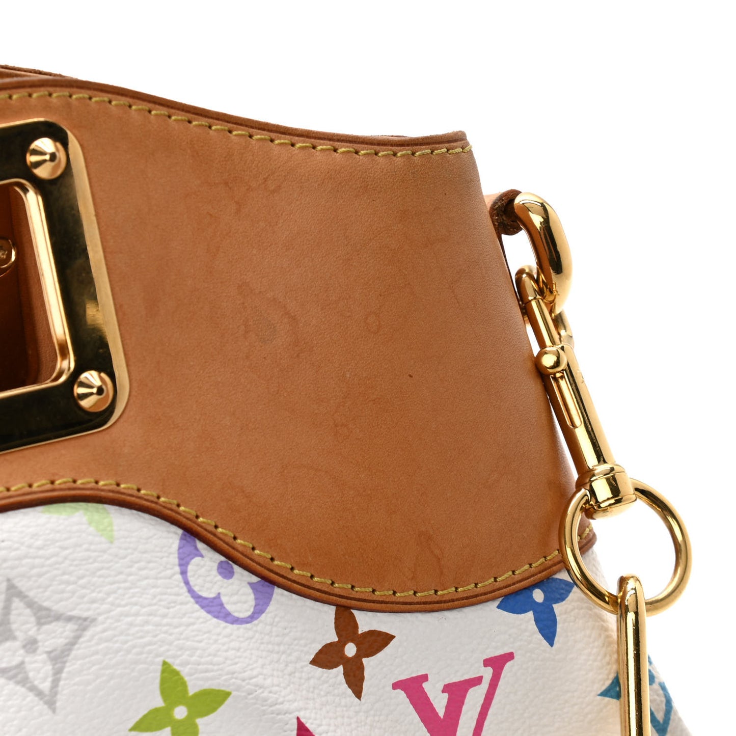 Monogram Multicolor Judy GM White