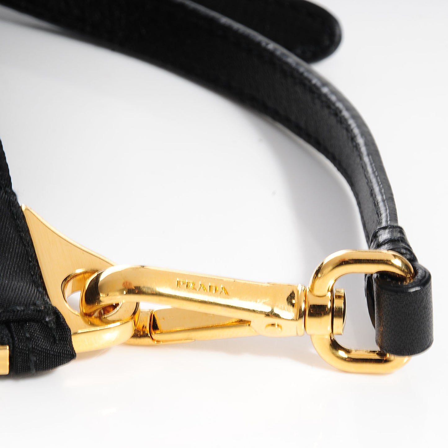 Nylon Shoulder Bag Black