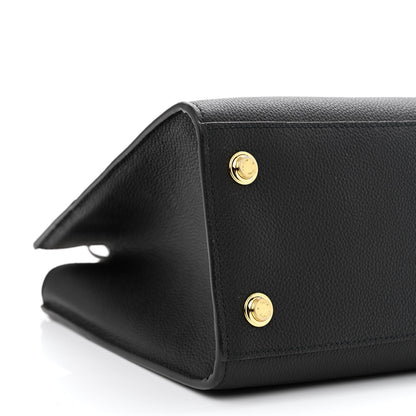 Louis Vuitton Taurillon City Steamer MM Black 8 of 9