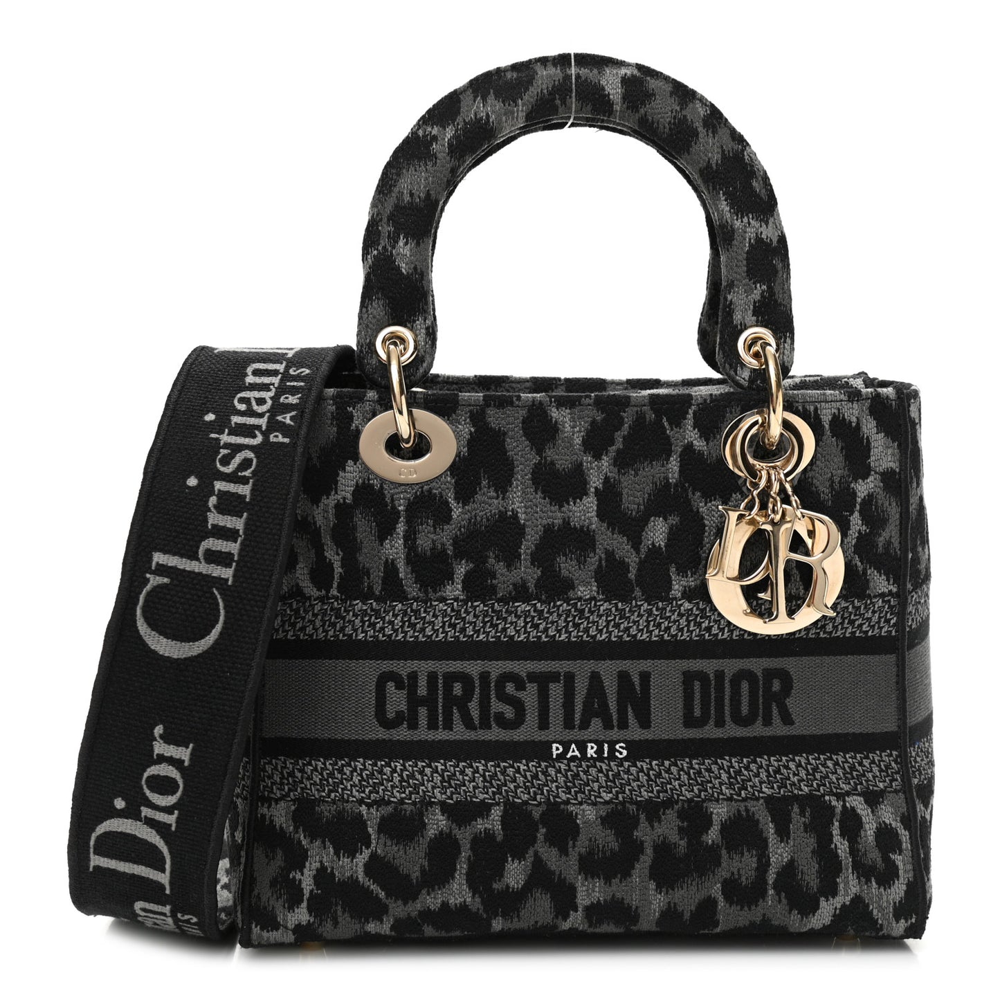 Canvas Mizza Embroidered Medium Lady D-Lite Gray