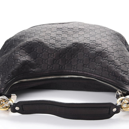 Gucci Guccissima Large GG Twins Hobo Black 10 of 10