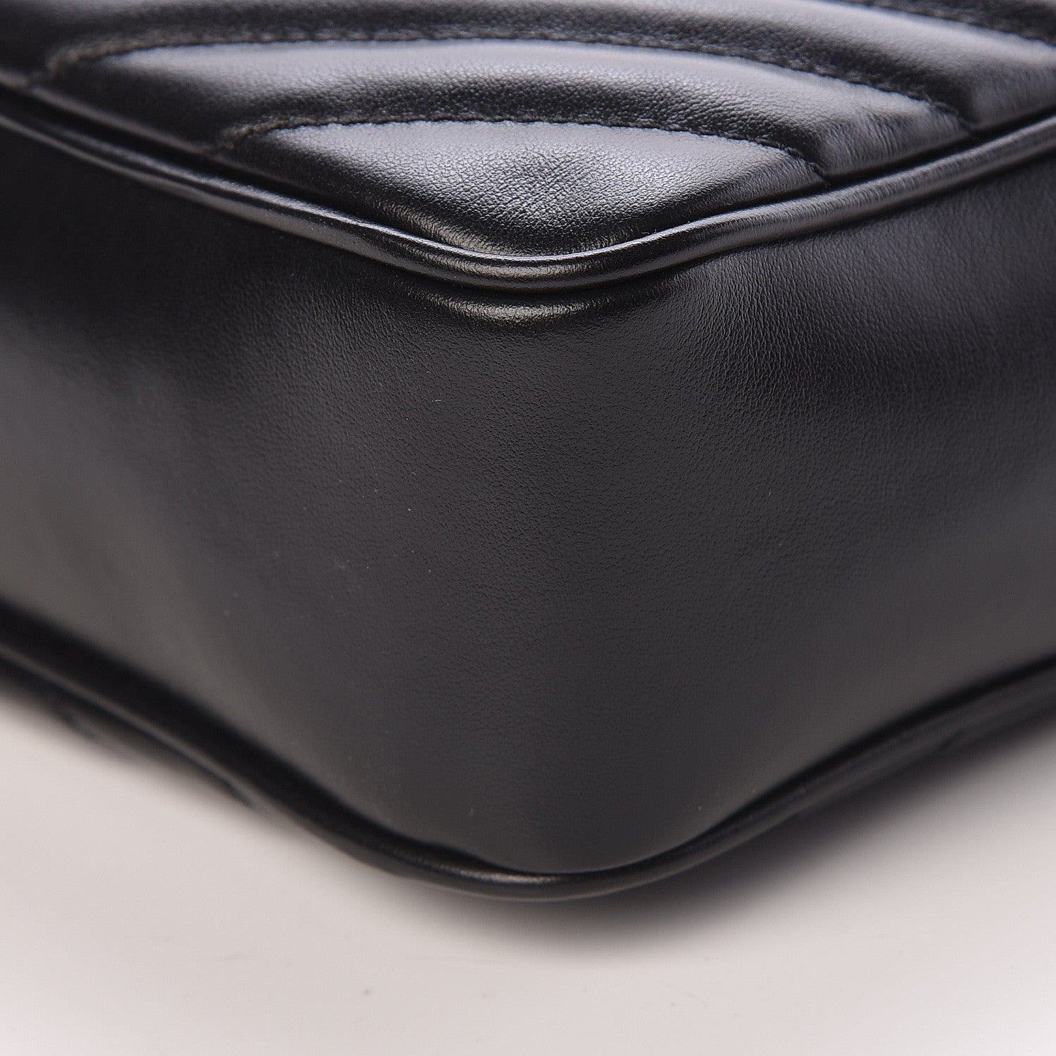 Saint Laurent Calfskin Matelasse Monogram Lou Camera Bag Black 10 of 10