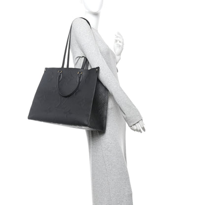 Louis Vuitton Empreinte Monogram Giant Onthego GM Black 2 of 11